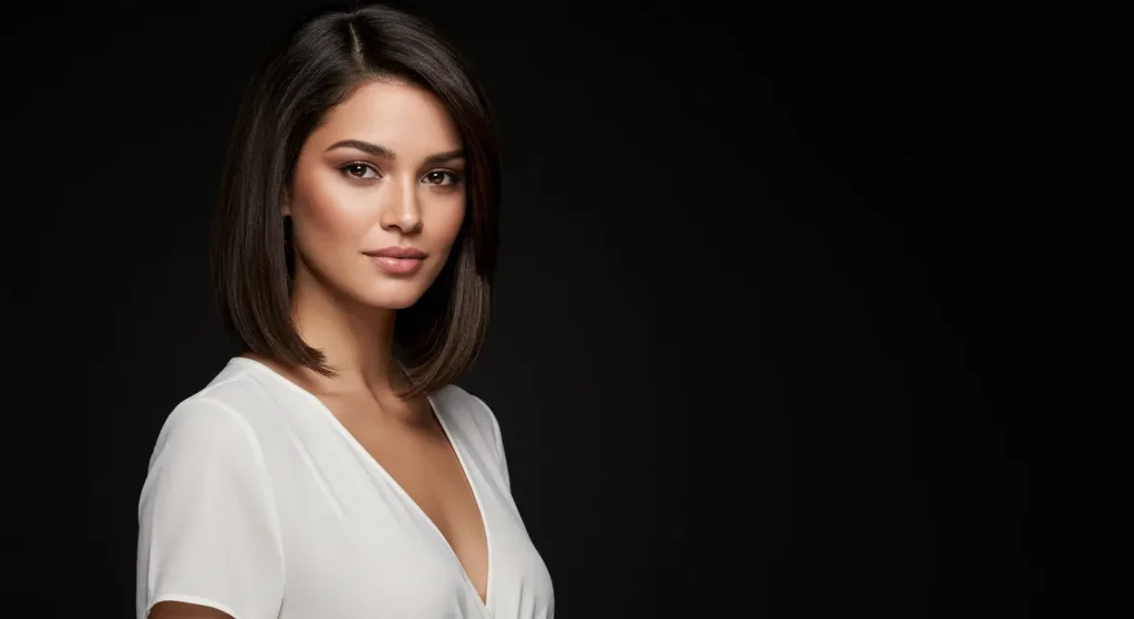long hair bob